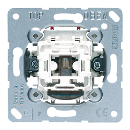 Механизм переключателя 1-клавишного JUNG Коллекции JUNG, с подсветкой, скрытый монтаж
