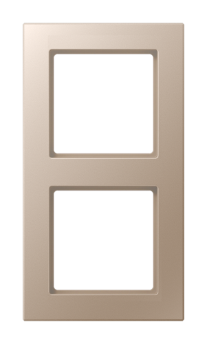 Рамка 2 поста JUNG A CREATION, шампань