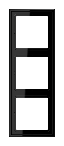 Рамка 3 поста JUNG LS 990, черный