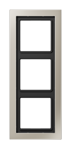 Рамка 3 поста JUNG LS DESIGN, нержавеющая сталь