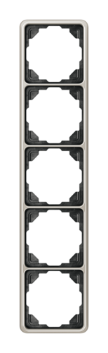 Рамка 5 постов JUNG CD 500, платина