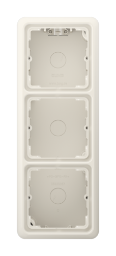 CD500 Коробка 3-ная для накладного монтажа,беж.