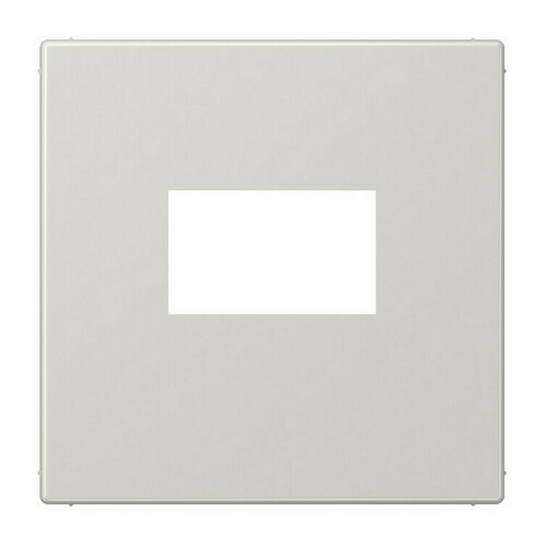 Накладка на USB-розетку Jung LS 990, скрытый монтаж, светло-серый, LS1969USBLG