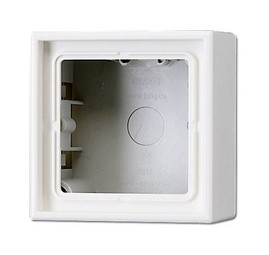 LS990 Коробка для накладного монтажа 1-ная, светло-серая