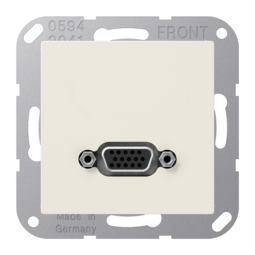 Розетка VGA JUNG A 500, белый