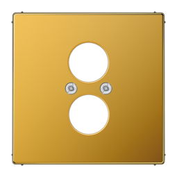 Накладка на аудиорозетку JUNG LS METAL, золотой