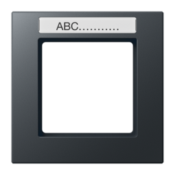 Рамка 1 пост JUNG A CREATION, антрацит матовый