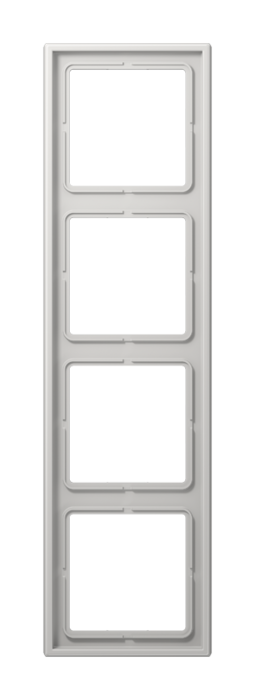 Рамка 4 поста JUNG LS 990, светло-серый