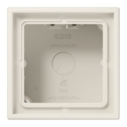 LS990 Коробка 1-ная для накладного монтажа,беж.