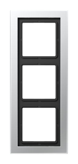 Рамка 3 поста JUNG LS DESIGN, алюминий