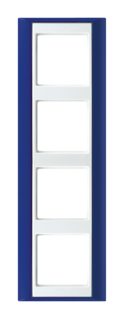 Рамка 4 поста JUNG A PLUS, синий