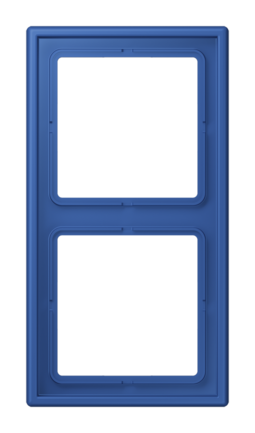 Рамка 2 поста JUNG LS 990, bleu outremer 59