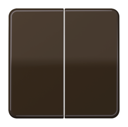 Клавиша двойная JUNG CD 500, коричневый