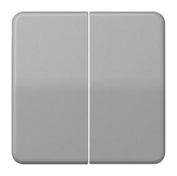 Клавиша двойная JUNG CD 500, серый