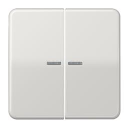 Клавиша двойная JUNG CD 500, светло-серый