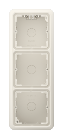 CD500 Коробка 3-ная для накладного монтажа,беж.