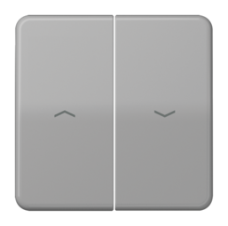 Клавиша для жалюзийного выключателя JUNG CD 500, серый