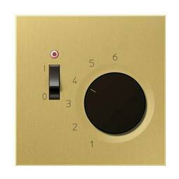 Терморегулятор Jung LS METAL, механический, латунь, TRME241C