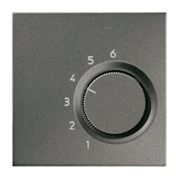 Терморегулятор Jung LS METAL, механический, антрацит, TRAL236AN