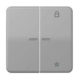 Накладка на жалюзийный выключатель Jung, серый, CD1701GR